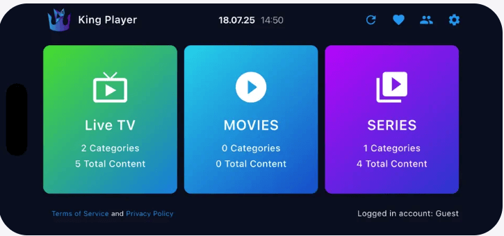 Apple IPTV Player on iPad and Mac