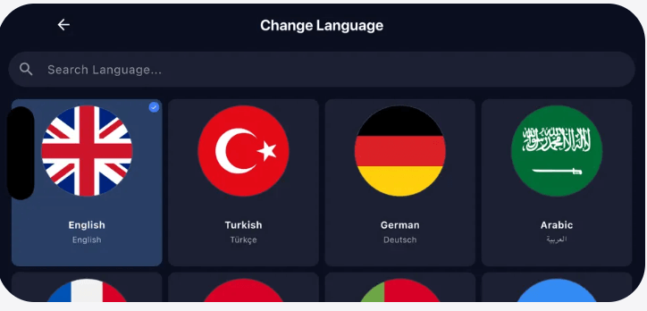 Apple IPTV Player channel grid